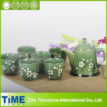 Stoneware Ceramic Korean Style Tea Set (15031901)